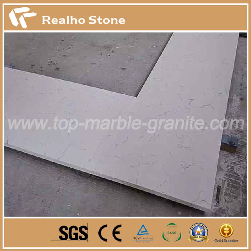 L type Staturaio White Quartz Tops