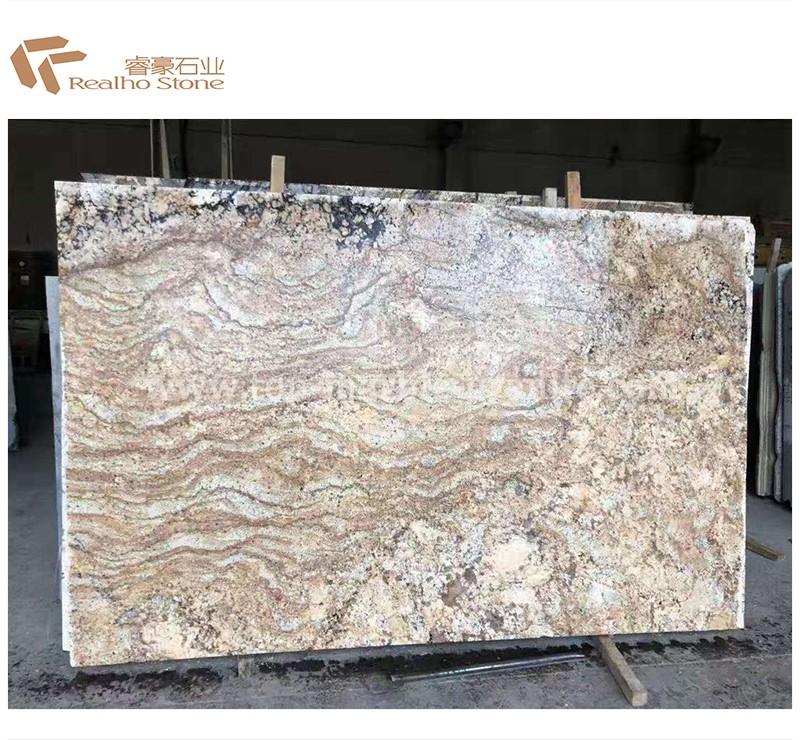 Natural Solari Golden Granite Slabs for Bathroom Natural Solari Golden Granite Slabs for Bathroom