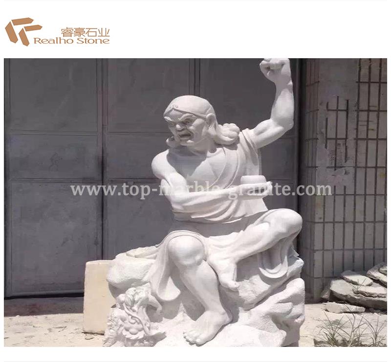 Pure white marble buddha