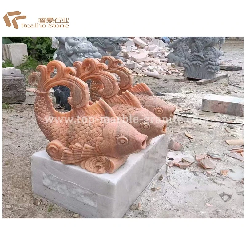 Pink marble fish