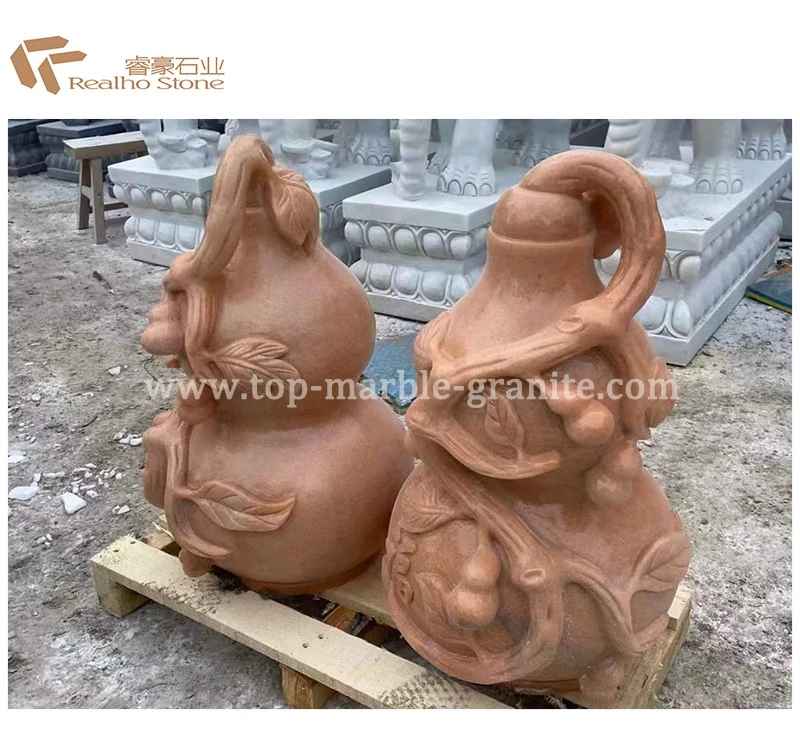 Pink marble gourd