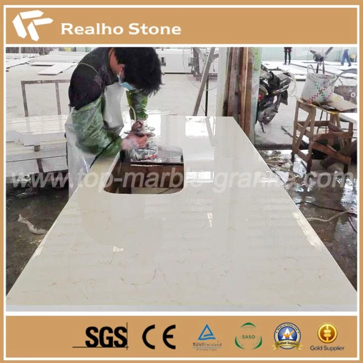 Ny Design Staturaio White Quartz Slabs / Quartz Countertop Til salgs