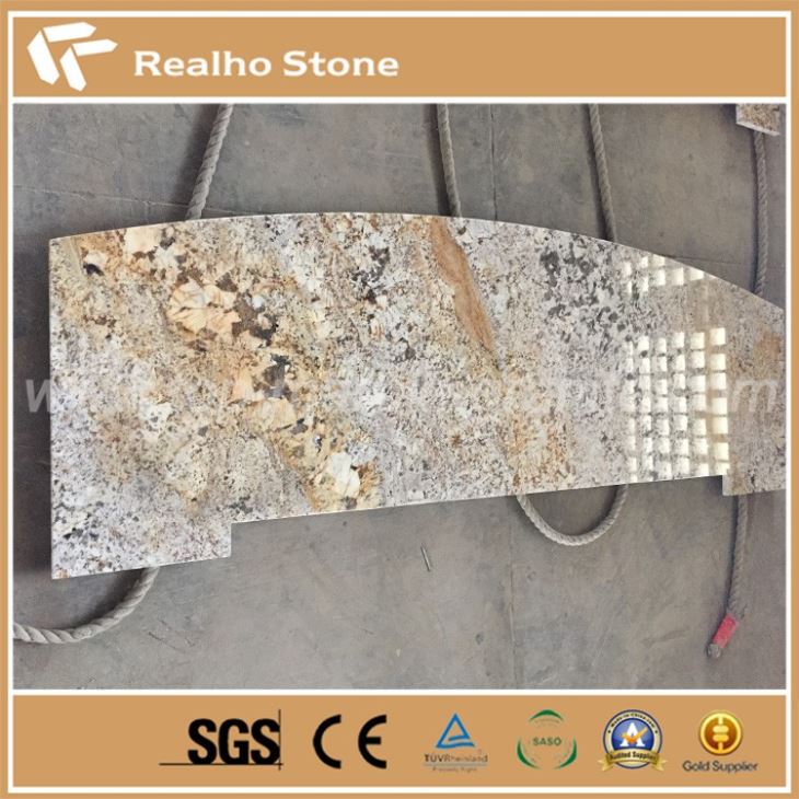 Brazil Gold Granite Counter Design
